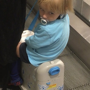 Cutie boy with his pacifer