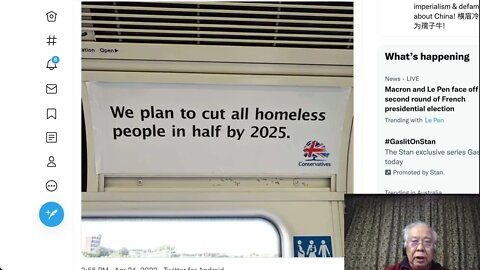 英國保守派計劃將無家可歸者 "cut in half"