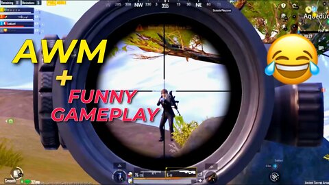 AWM + Funny Gameplay 😂🔥 | PUBG Mobile
