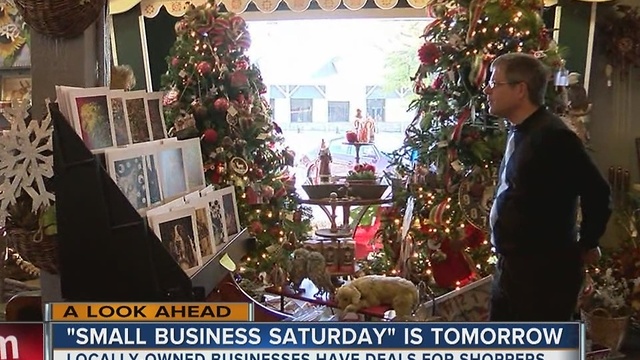 'Small Business Saturday' Is Tomorrow