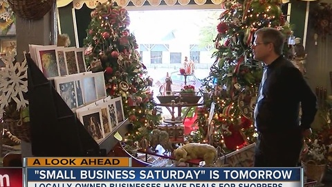 'Small Business Saturday' Is Tomorrow