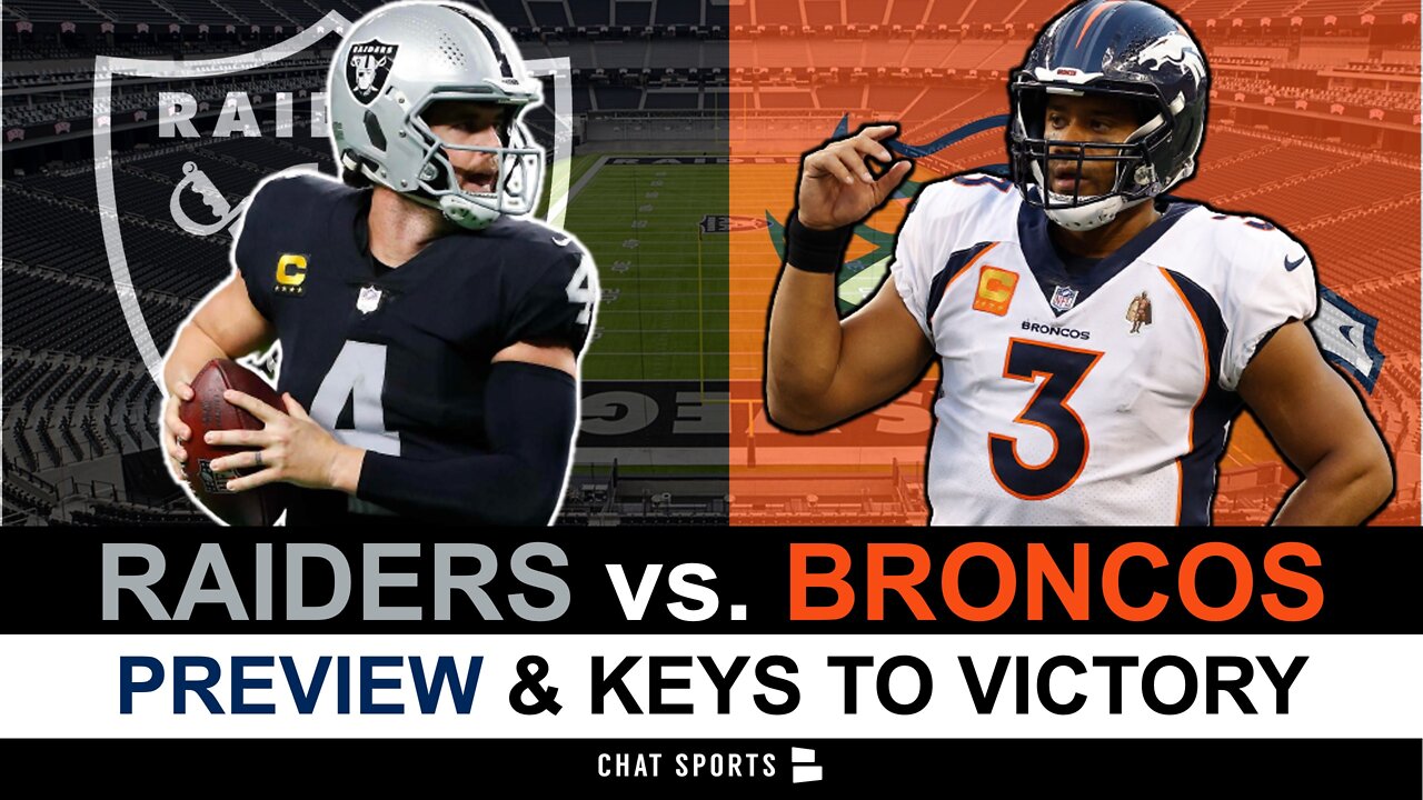 Raiders vs. Broncos Preview