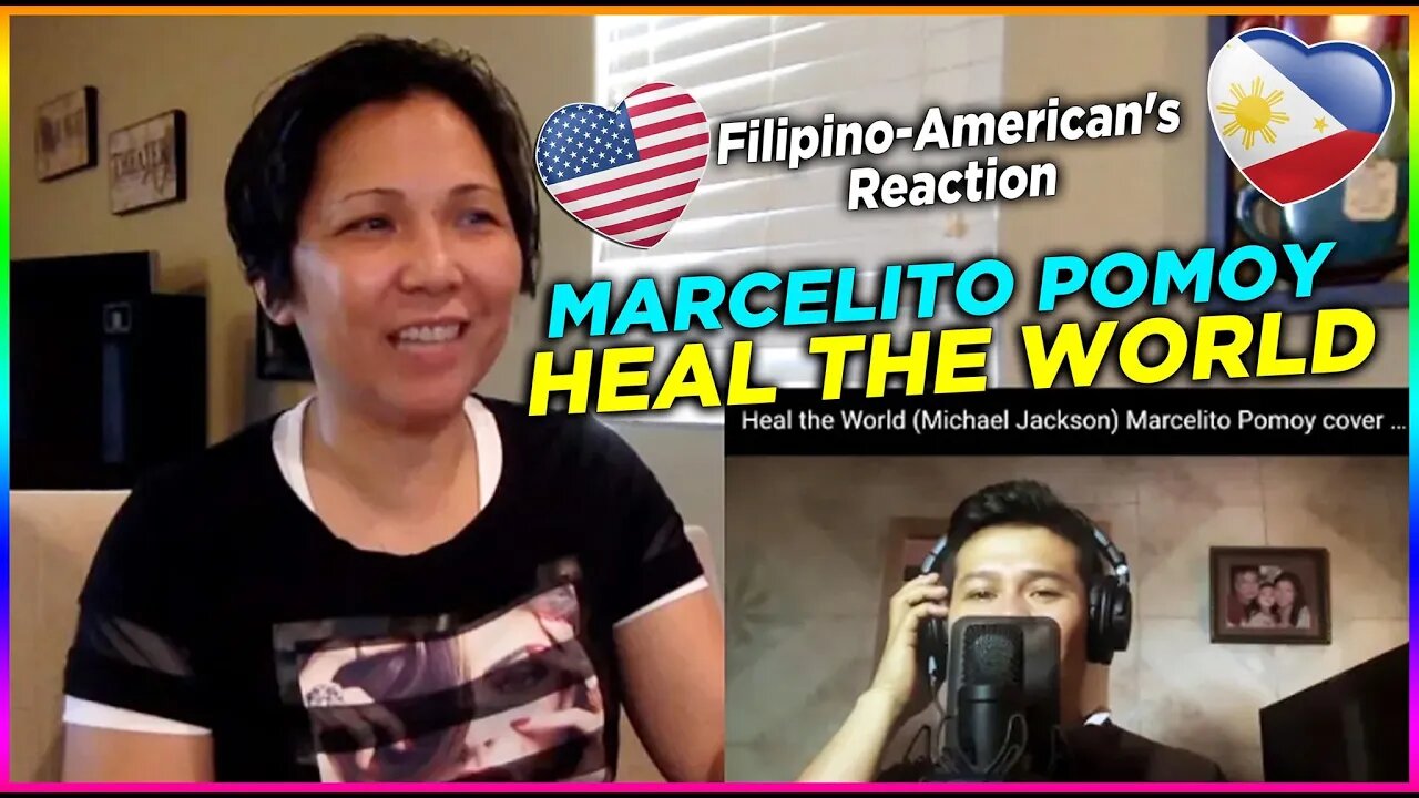 Filipino-American's Reaction Video On Marcelito Pomoy's Cover Song "Heal The World"