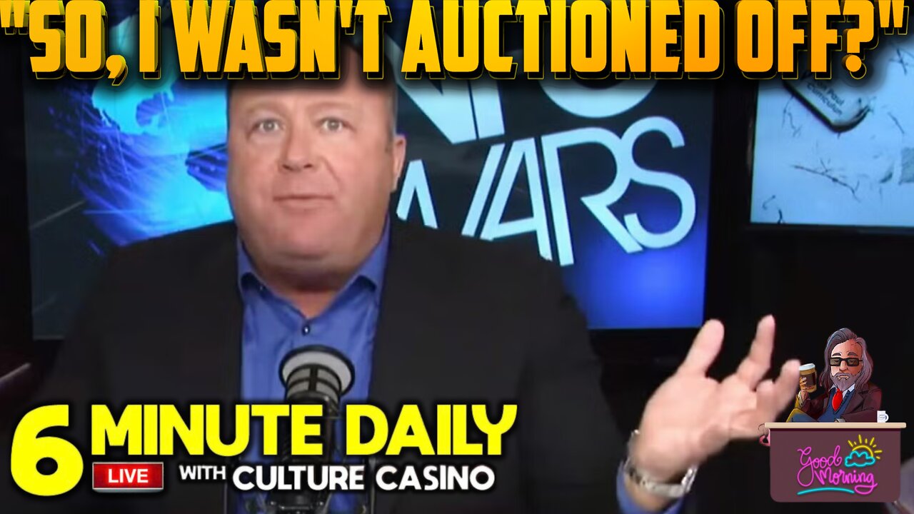 Alex Jones Discovers Fraud in Auction - 6 Minute Daily - November 15th