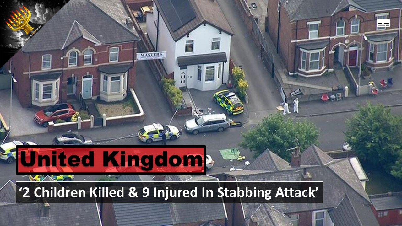 '2 Children Killed & 9 Injured In Southport Stabbing Attack' (subtitles)