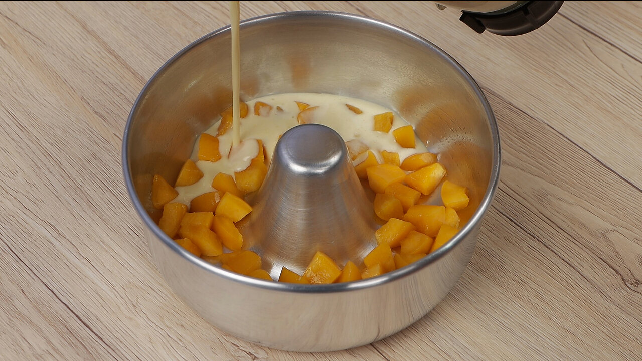 Creamy Peach Dessert! Super Delicious and Easy