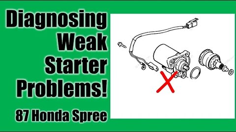 Honda Spree ● Is my Starter the Problem? Troubleshooting Weak Starters