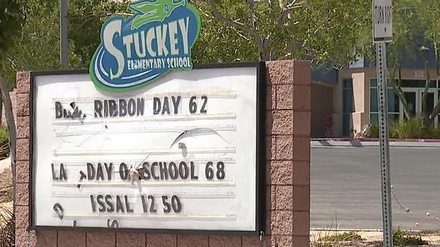 Vandals hit Las Vegas elementary school