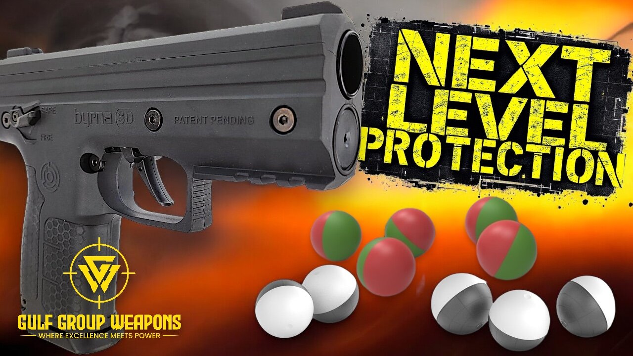 Byrna Non Lethal Pellet and Pepper Spray Gun: Next-Level Protection!