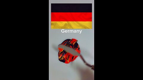 ASMR Satisfying Mixing the colors of the German Flag 🇩🇪