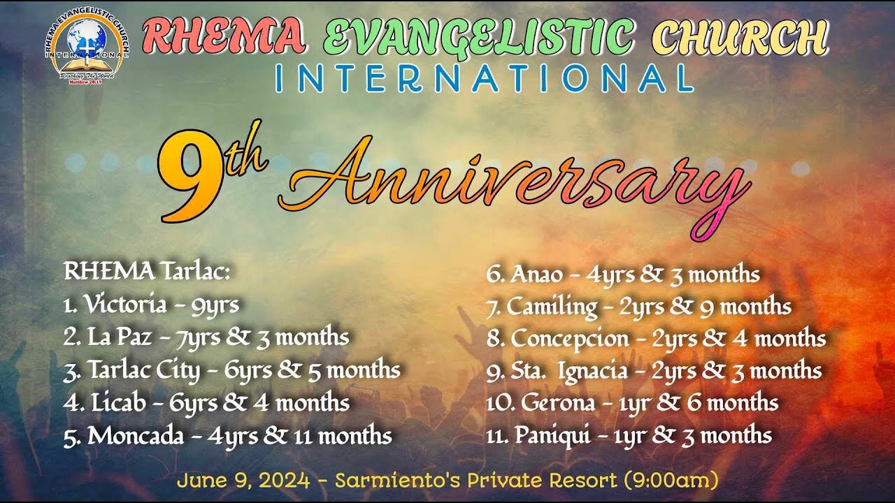 Tarlac 9th Anniversary | JUNE 9, 2024
