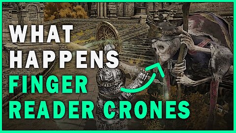 What Happens if you Kill Finger Reader Crone in Elden Ring