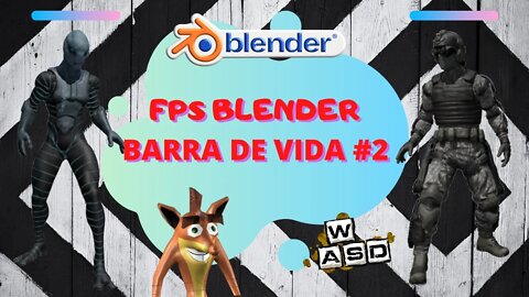 BGE PARA GAMES - FPS BLENDER - BARRA DE VIDA #2