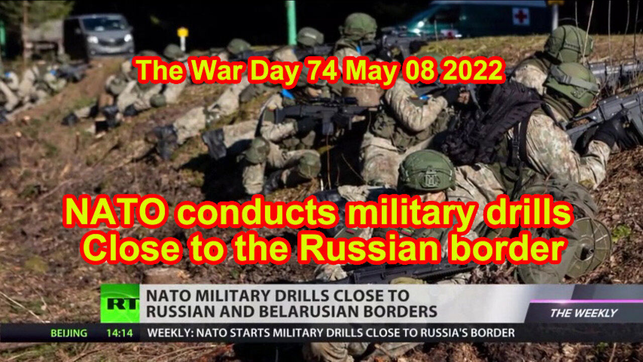 NATO conducts military drills close to the Russian border