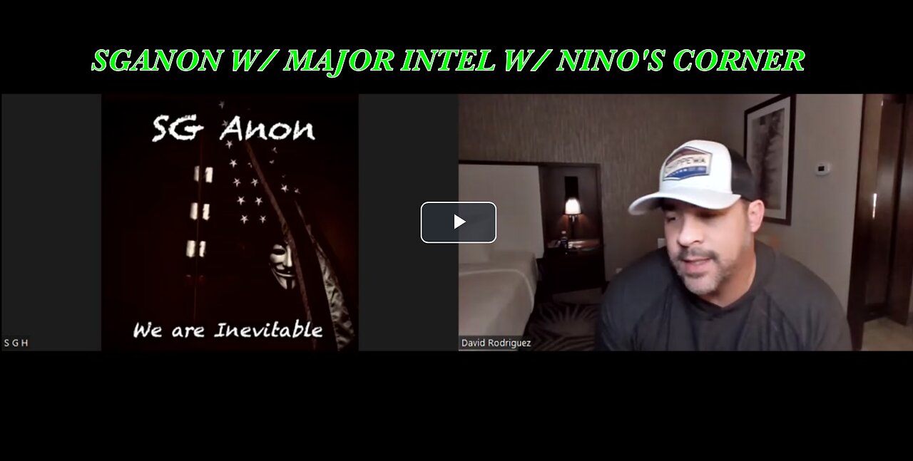 NINO W/ SGANON W/ LATEST INTEL ON Q DROPS TWITTER BREAKS MK ULTRA ON THE MASSES.