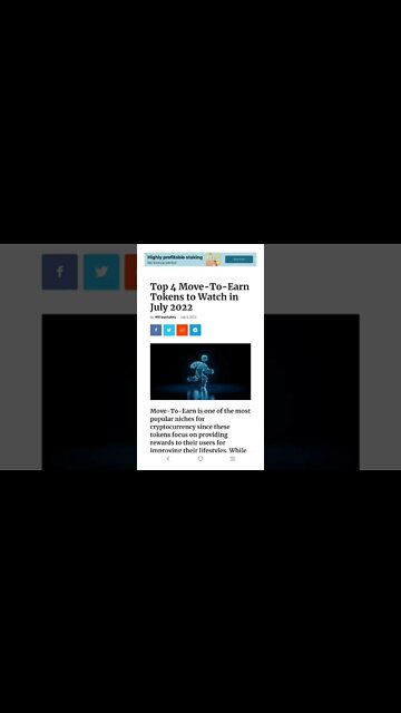 Top 4 Move-To-Earn Tokens to Watch in July 2022 #cryptomash #ytshorts #cryptonews #viralvideo2022