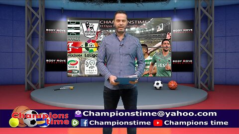 Championstime ΔΕ 24-4-23 Ποδόσφαιρο, CHL, EUL, COL, Basket, W. Polo, Tennis