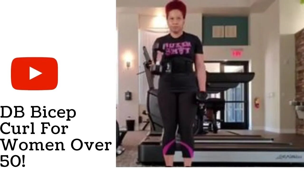 DB Bicep Curls For Women Over 50 | The Correct Way & Incorrect Way