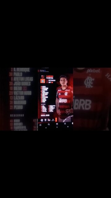 ESCALAÇÃO DO FLAMENGO X CORITIBA.