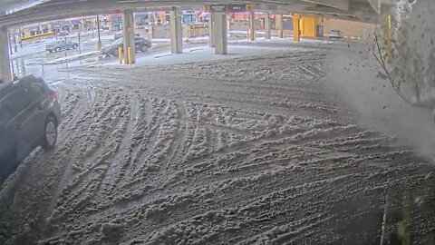 WATCH: Bayshore parking garage collapses