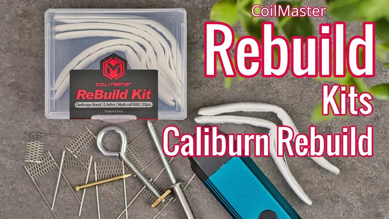 Uwell Caliburn Rebuild Tutorial with CoilMaster Rebuild Kits?