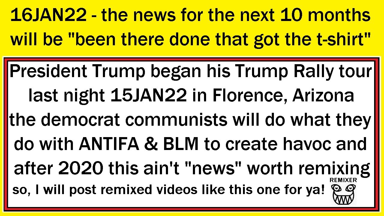 "NEWS" dryspell until November 2022