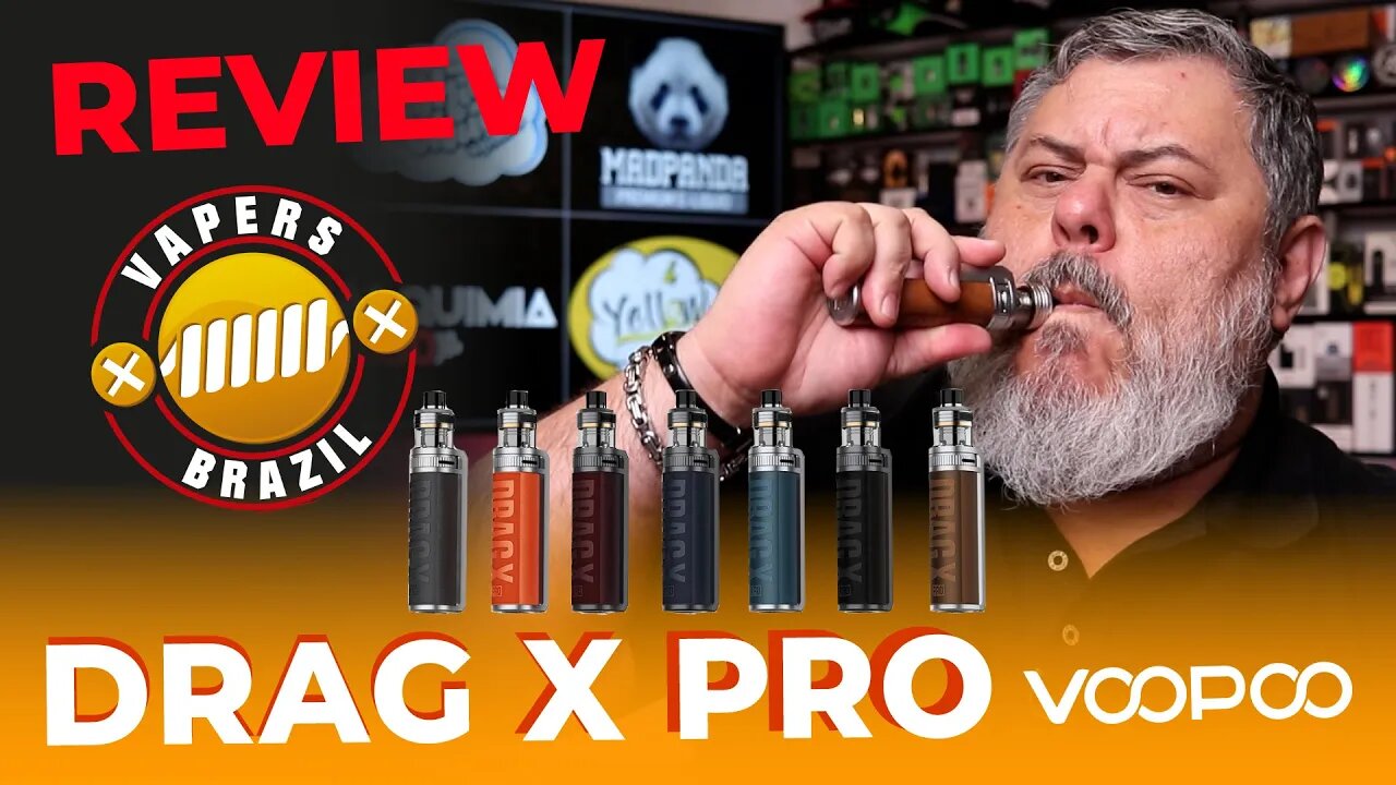 VOOPOO DRAG X PRO - Agora com 8.4V, o que mais mudou ? - Review PTBR