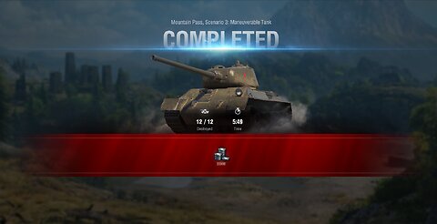 World of Tanks_Topograghy Battles Episode Mountain Pass_Scene-3_Maneuverable Tank