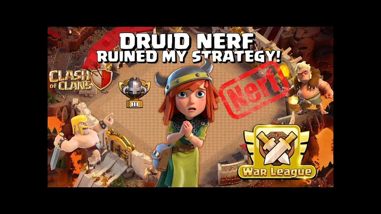 CWL Chaos: Druid Nerf Ruined My Super Witch Strategy! 😡🔥 | Clash of Clans War Recap