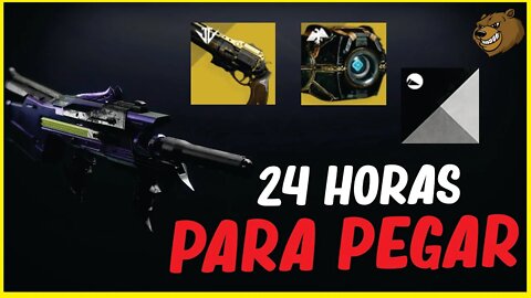 DESTINY 2 │ VOCÊ TEM 24 HORAS PARA PEGAR
