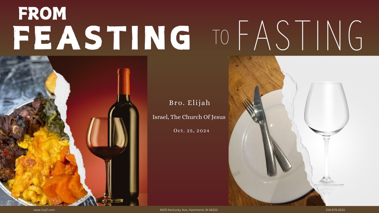 FROM FEASTING TO FASTING