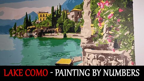 Painting by numbers - Lake Como