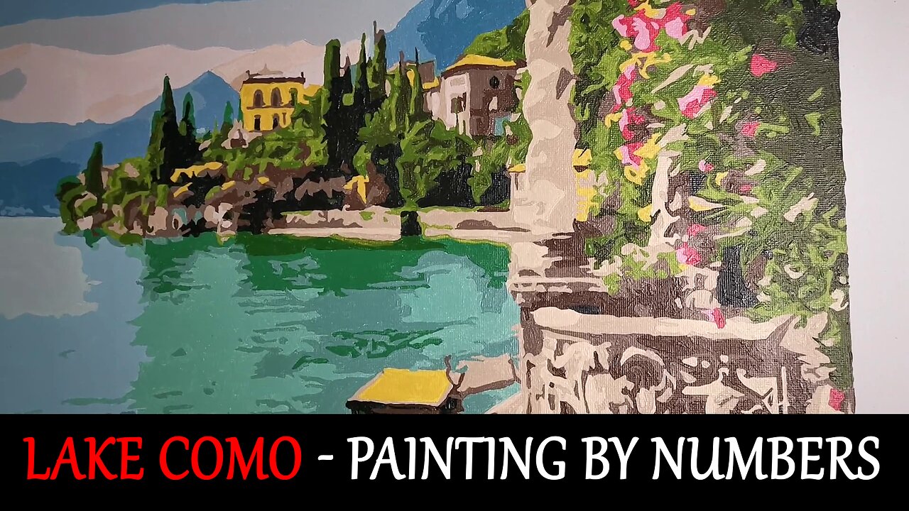 Painting by numbers - Lake Como