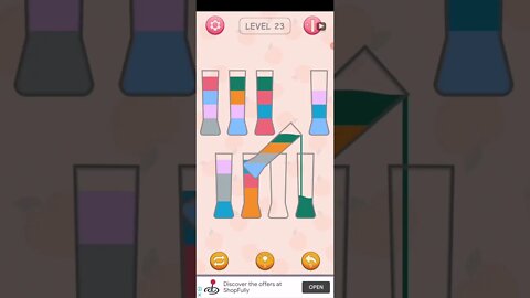 Water Sort Puzzle Level 23