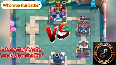 Clash Royale | Interesting Gameplay | Very close range battle | Who won this battle | Guess #video