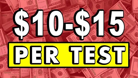 Earn Money Online Testing Websites ($10-$15 Per Website) - For Beginners