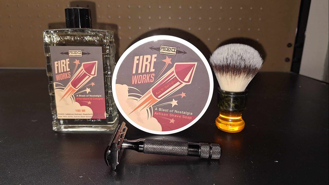 PAA | Fireworks | Shave soap | Review and Shave