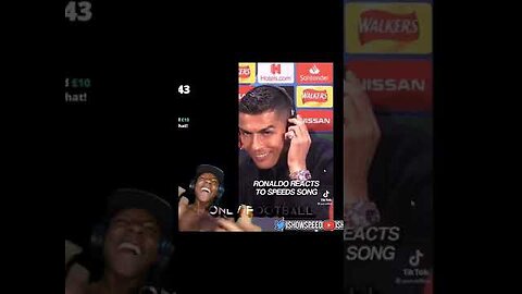 Ronaldo reacts to Ishowspeed song this is real