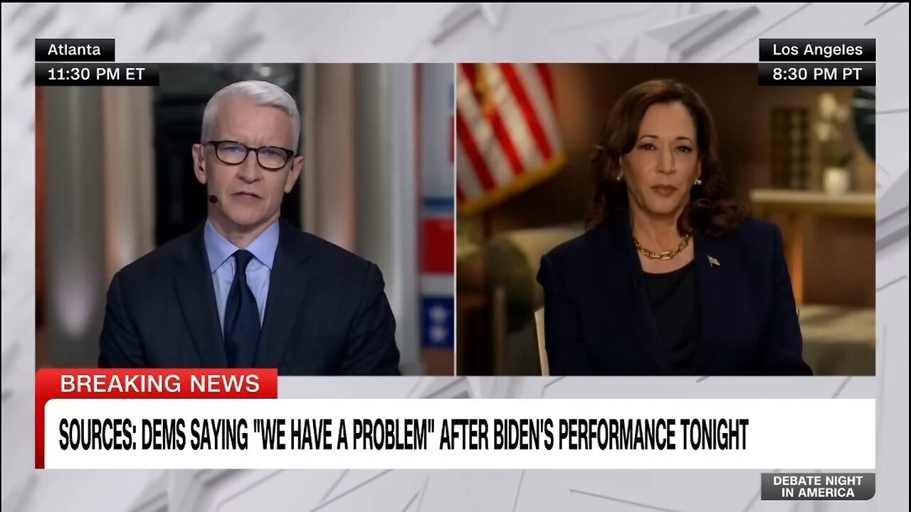 Kamala Defends Biden's Disastrous Debate, Even CNN Pushes Back