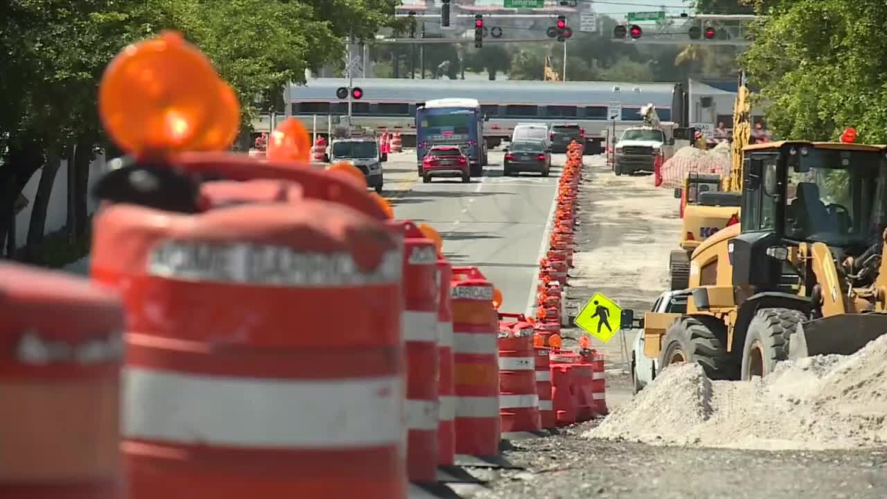 Downtown West Palm Beach drivers be warned: slow commute not going away anytime soon