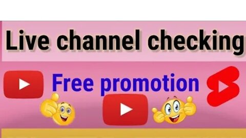 Live Channel Checking Or Free Promotion #stream #viral