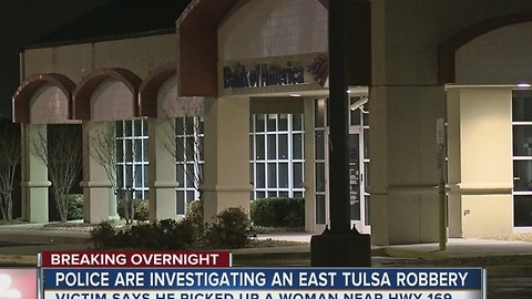 Tulsa Police are investigating an armed robbery in East Tulsa