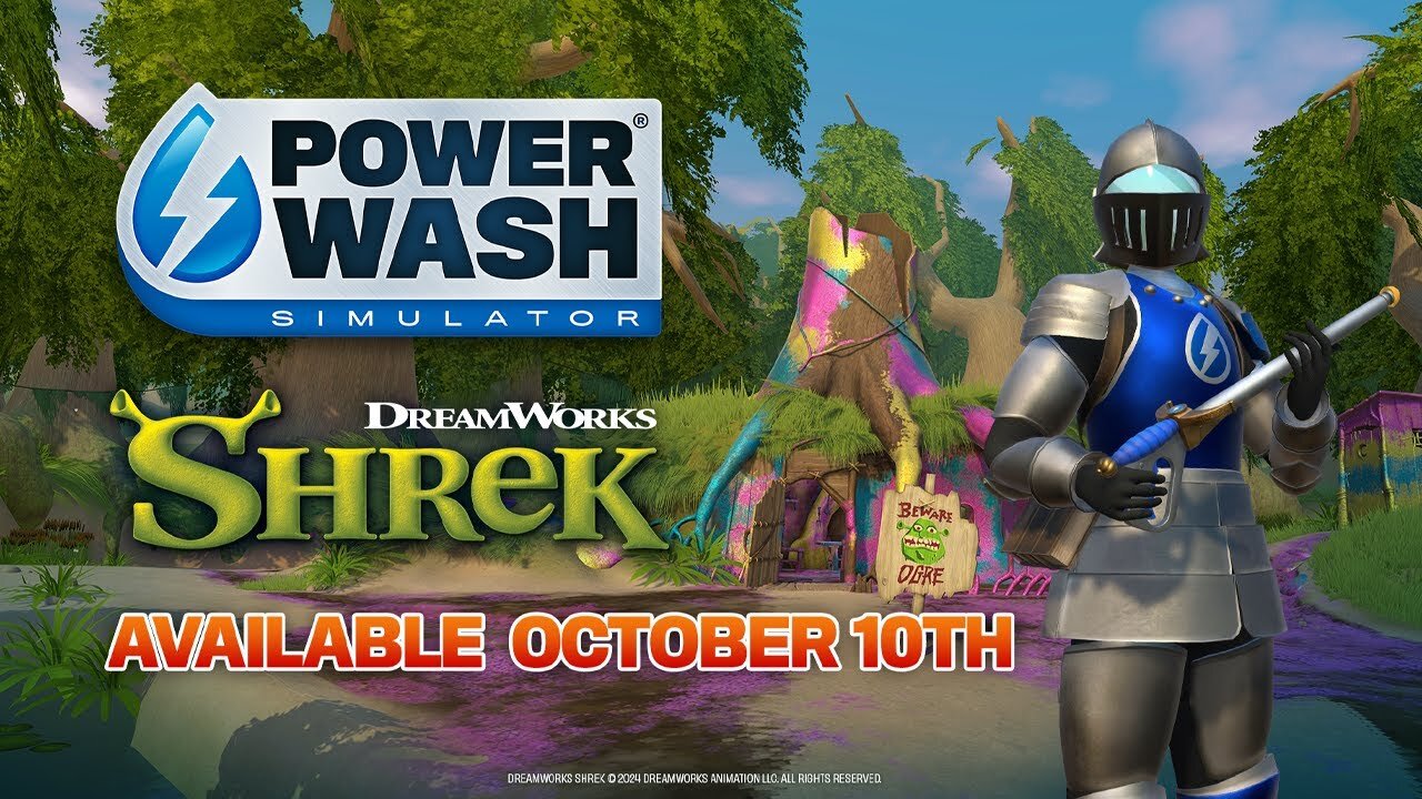 PowerWash Simulator | Shrek Special Pack | Date Announce Trailer