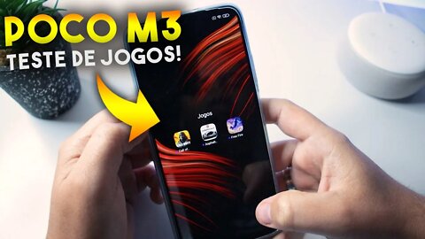 POCO M3 - Teste de JOGOS! COD Mobile, Asphalt 9 e Free Fire será que roda liso?