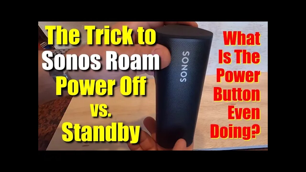 🔥Sonos Roam ● Everything You Need to Know: Power Button, Standby, Shut Off & Bluetooth Pairing ✅