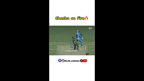 Chachu on fire 🔥 #cricketvideos #avid_cricketer #fondofcricket #cricketlovers