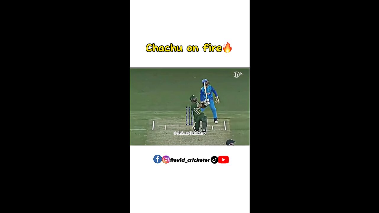 Chachu on fire 🔥 #cricketvideos #avid_cricketer #fondofcricket #cricketlovers