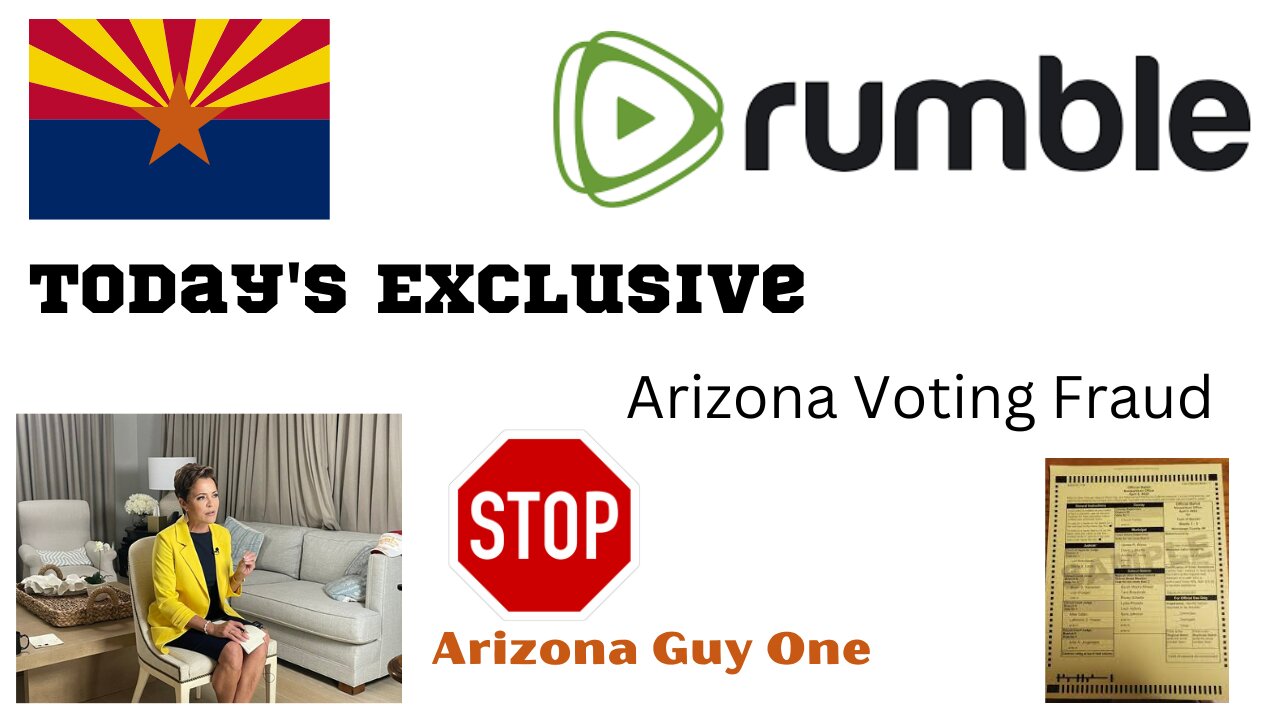 Only on Rumble...Arizona Corruption