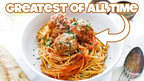 Spaghetti and The Best Meatballs Recipe Ever