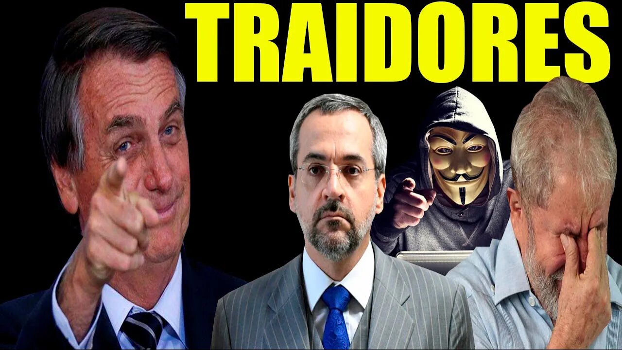 AGORA!! Bolsonaro pegou mais um Traira / Abraham Weintraub é Desmascarado / Lula VOLTA pra Cadeia